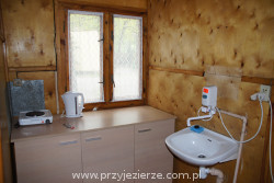 Drewniany domek letniskowy